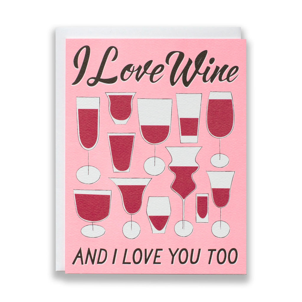 Banquet - I Love Wine Notecard
